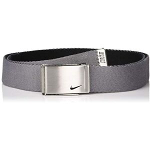 Nike Women's Reversible Single Web Belt, Charcoal/Black, One Size Nike Women's Reversible Single Web Belt, Charcoal/Black, One Size