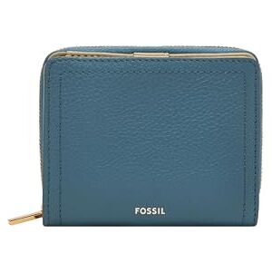 Fossil Women's Logan Bi-Fold Wallet, Blue, Small Fossil Women's Logan Bi-Fold Wallet, Blue, Small