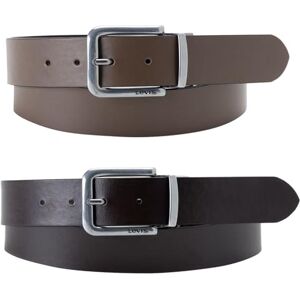 Levi's Men's Classic Reversible Belt, Dark Brown, 95 Levi's Men's Classic Reversible Belt, Dark Brown, 95
