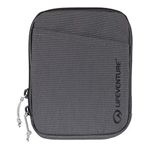 Lifeventure RFID Protected Travel Neck Pouch Wallet — Compact Stash, Travel Wallet, Eco-Friendly, Recyclable Material (Grey) Lifeventure RFID Protected Travel Neck Pouch Wallet — Compact Stash, Travel Wallet, Eco-Friendly, Recyclable Material (Grey)
