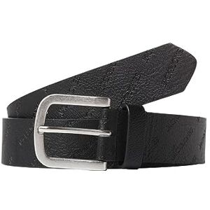 JACK & JONES Men's Jacharry Embossed Belt Noos, Black, 95 cm JACK & JONES Men's Jacharry Embossed Belt Noos, Black, 95 cm