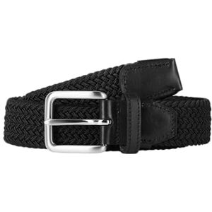 JACK & JONES Jack and Jones Jacsp Woven Belt Mens Gents Black 80 JACK & JONES Jack and Jones Jacsp Woven Belt Mens Gents Black 80