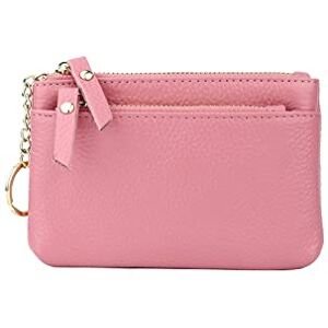 ZXSXDSAX Wallet for Women Genuine Leather Women Wallet with Key Holders Design Zipper Coin Purses(Color:Pink) ZXSXDSAX Wallet for Women Genuine Leather Women Wallet with Key Holders Design Zipper Coin Purses(Color:Pink)