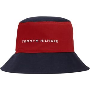 Tommy Hilfiger Kids' Unisex Essential Outdoor Bucket Hat, Multicolor (Dark Magma Colorblock), S-M Tommy Hilfiger Kids' Unisex Essential Outdoor Bucket Hat, Multicolor (Dark Magma Colorblock), S-M