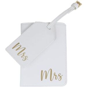 eBuyGB Unisex's Set Travel Accessory-Passport Cover, White-Mrs, One Size eBuyGB Unisex's Set Travel Accessory-Passport Cover, White-Mrs, One Size
