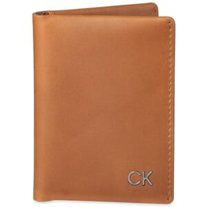 Calvin Klein Men's RFID Leather Minimalist Bifold Wallet, Tan Duofold, One Size Calvin Klein Men's RFID Leather Minimalist Bifold Wallet, Tan Duofold, One Size