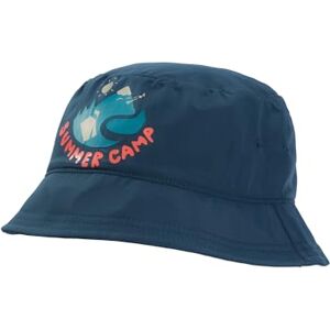 Jack Wolfskin Unisex Kids at Home Bucket HAT K Sun Hat, Dark Sea, M, Dark Sea, Medium Jack Wolfskin Unisex Kids at Home Bucket HAT K Sun Hat, Dark Sea, M, Dark Sea, Medium