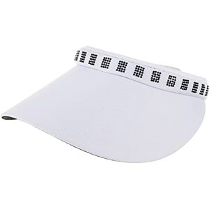 Glove It Adjustable Golf Visor for Women UV Protection and Breathable Design for Solar Protection on the Golf Course Ladies Sun Visor for Running, Tennis, and Beach White Bling Glove It Adjustable Golf Visor for Women UV Protection and Breathable Design for Solar Protection on the Golf Course Ladies Sun Visor for Running, Tennis, and Beach White Bling