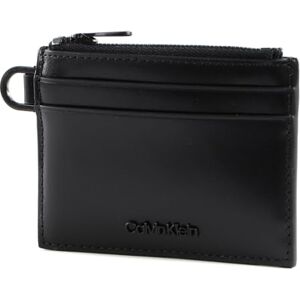 Calvin Klein CK Median 4CC Holder W/Zip, Black, One Size Calvin Klein CK Median 4CC Holder W/Zip, Black, One Size
