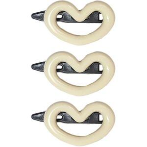 Fogcroll Womens & Girls Hair Pins, 3Pcs Sweet Pink Heart Hair Clips Versatile Stylish Side Bangs Broken Hair Clip Female Hair Accessories Fogcroll Womens & Girls Hair Pins, 3Pcs Sweet Pink Heart Hair Clips Versatile Stylish Side Bangs Broken Hair Clip Female Hair Accessories