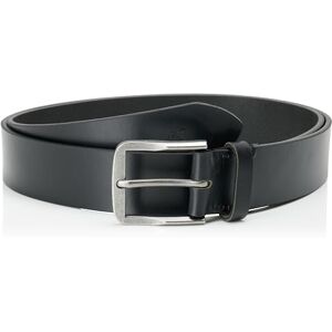 Calvin Klein Men’s Classic Flat 3.5 cm Leather Belt, Black (Black/Antique Silver), 37.4 inches Calvin Klein Men’s Classic Flat 3.5 cm Leather Belt, Black (Black/Antique Silver), 37.4 inches
