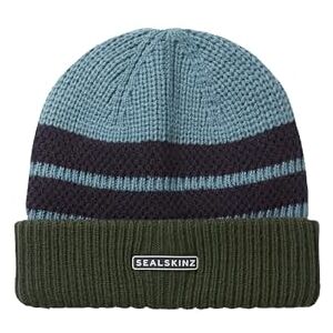 SEALSKINZ Waterproof Bittering Cold Weather Textured Roll Cuff Beanie Sky Blue SEALSKINZ Waterproof Bittering Cold Weather Textured Roll Cuff Beanie Sky Blue