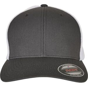 Flexfit Mesh Trucker Cap 2-Tone Unisex Baseballcap für Damen und Herren, Farbe Navy/White, S/M Flexfit Mesh Trucker Cap 2-Tone Unisex Baseballcap für Damen und Herren, Farbe Navy/White, S/M