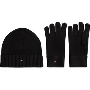 Tommy Hilfiger Men’s Flag Hat and Scarf Gift Set, Black (Black), One Size Tommy Hilfiger Men’s Flag Hat and Scarf Gift Set, Black (Black), One Size