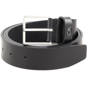 Calvin Klein Men Belt Formal 3.5 cm Leather Black 80 cm, Black (Ck Black), 33.5 inches Calvin Klein Men Belt Formal 3.5 cm Leather Black 80 cm, Black (Ck Black), 33.5 inches