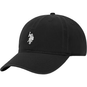 U.S. Polo Assn. Men's Washed Twill Cotton Adjustable Baseball Hat with Pony Logo and Curved Brim Cap, Black, One Size (Pack of 6) U.S. Polo Assn. Men's Washed Twill Cotton Adjustable Baseball Hat with Pony Logo and Curved Brim Cap, Black, One Size (Pack of 6)