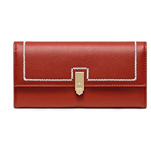 ZXSXDSAX Wallet for Women Brand Women Wallets Buckle Design Long Wallet Female Leather Purse ID Card Holder Women Purses Ladies Clutch Phone(Color:Red) ZXSXDSAX Wallet for Women Brand Women Wallets Buckle Design Long Wallet Female Leather Purse ID Card Holder Women Purses Ladies Clutch Phone(Color:Red)