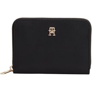 Tommy Hilfiger Women's TH ICON MED ZA NYLON AW0AW17741 Zip Around Wallet, Black (Black), One Size Tommy Hilfiger Women's TH ICON MED ZA NYLON AW0AW17741 Zip Around Wallet, Black (Black), One Size