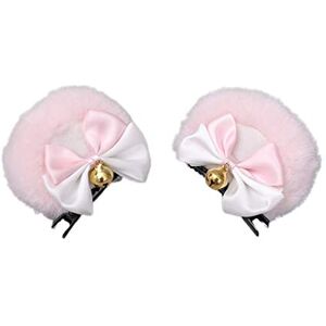 LIGSLN Faux Bear Ears Hair Clip Barrettes Sweet Double Bowknot Cosplay Hairpins Hair Styling Hair Pins LIGSLN Faux Bear Ears Hair Clip Barrettes Sweet Double Bowknot Cosplay Hairpins Hair Styling Hair Pins
