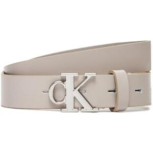Calvin Klein Women's Monogram Plaque Buckle 2.5 cm Leather Belt, Off-White (Chateau), 35.4 inches Calvin Klein Women's Monogram Plaque Buckle 2.5 cm Leather Belt, Off-White (Chateau), 35.4 inches