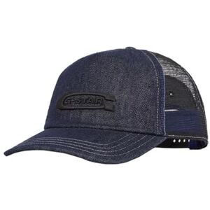 G-STAR Men's Avernus Trucker Cap, Blue (raw Denim D24319-E023-001), PC G-STAR Men's Avernus Trucker Cap, Blue (raw Denim D24319-E023-001), PC