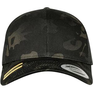 Flexfit Retro Trucker Multicam Kappe, Black, One Size Flexfit Retro Trucker Multicam Kappe, Black, One Size