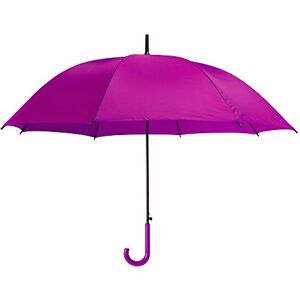 eBuyGB Automatic Opening Plastic Crook Curved Handle Wedding Umbrella Coloured Rainproof for Men, Women, Kids, Unisex, Bridal Brolly Pink 41.5 Inch / 105cm Span 82cm Length eBuyGB Automatic Opening Plastic Crook Curved Handle Wedding Umbrella Coloured Rainproof for Men, Women, Kids, Unisex, Bridal Brolly Pink 41.5 Inch / 105cm Span 82cm Length