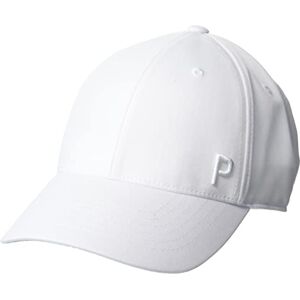 pumagolf Women's S Ponytail P Cap Hat, Bright White-Bright White, One Size pumagolf Women's S Ponytail P Cap Hat, Bright White-Bright White, One Size