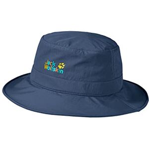 Jack Wolfskin Unisex Kid's Supplex Wingtip Hat Sun, Blue (dark indigo), S Jack Wolfskin Unisex Kid's Supplex Wingtip Hat Sun, Blue (dark indigo), S