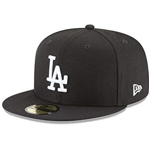New Era x MLB Men's Los Angeles Dodgers Basic 56Fifty Fitted Hat Black/White 7 1/4 New Era x MLB Men's Los Angeles Dodgers Basic 56Fifty Fitted Hat Black/White 7 1/4