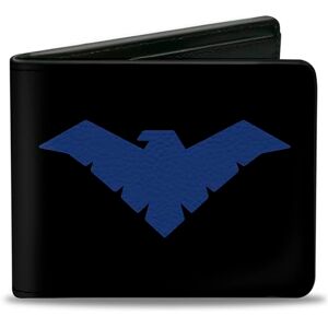 Buckle-Down Bi-Fold Wallet Pu Bifold Wallet Nightwing Issue #1 Welcome to Gotham Cover Pose/Logo Black/Gray/Red unisex-adults Buckle-Down Bi-Fold Wallet Pu Bifold Wallet Nightwing Issue #1 Welcome to Gotham Cover Pose/Logo Black/Gray/Red unisex-adults