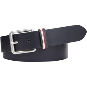 Tommy Hilfiger Men's Space Blue Leather Belt, 80 cm Tommy Hilfiger Men's Space Blue Leather Belt, 80 cm