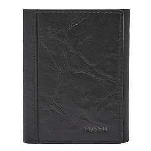 Fossil Men's Trifold Wallet, Neel Black, One Size Fossil Men's Trifold Wallet, Neel Black, One Size