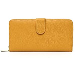 ZXSXDSAX Wallet for Women Women Wallets Genuine Leather Long Money Coin Bags Female Clutch Ladies Purse Functional Multi Card Holders(Color:Yellow) ZXSXDSAX Wallet for Women Women Wallets Genuine Leather Long Money Coin Bags Female Clutch Ladies Purse Functional Multi Card Holders(Color:Yellow)