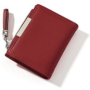 ZXSXDSAX Wallet for Women Fashion Ladies Wallet Tassel Mini Wallet Short PU Leather Cute Coin Purse Card Case(Color:Wine Red) ZXSXDSAX Wallet for Women Fashion Ladies Wallet Tassel Mini Wallet Short PU Leather Cute Coin Purse Card Case(Color:Wine Red)