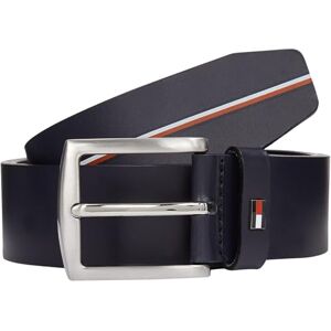 Tommy Hilfiger Men’s 3.5 cm Denton Leather Belt, Blue (Space Blue), 45.3 inches Tommy Hilfiger Men’s 3.5 cm Denton Leather Belt, Blue (Space Blue), 45.3 inches