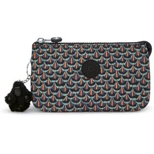KIPLING KIPLING Kipling Creativity L Large Purse, Pouches, Cases, Geo Feather (Black) KIPLING KIPLING Kipling Creativity L Large Purse, Pouches, Cases, Geo Feather (Black)