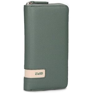 zwei Large Women's Wallet M.Wallet MW2 Soft Faux Leather Wallet with Zip Around 15 Card Slots, 2 Note Compartments, Coin Compartment & Viewing Compartment, Eucalyptus, 19 x 11 x 2,5 cm zwei Large Women's Wallet M.Wallet MW2 Soft Faux Leather Wallet with Zip Around 15 Card Slots, 2 Note Compartments, Coin Compartment & Viewing Compartment, Eucalyptus, 19 x 11 x 2,5 cm