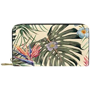 Chenezl Classic Long Leather Wallet Palm Tree Clutch Travel Coin Purse Card Package Fashion Money Bag for Women Men Chenezl Classic Long Leather Wallet Palm Tree Clutch Travel Coin Purse Card Package Fashion Money Bag for Women Men