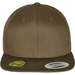 Flexfit Unisex-Adult Organic Cotton Snapback Baseball Cap, Burnt Olive, one Size Flexfit Unisex-Adult Organic Cotton Snapback Baseball Cap, Burnt Olive, one Size