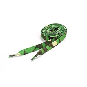 Underground Kulture 3 X Camo Shoelaces Flat Coloured Replacement Army Colour For Trainers Sneakers Universal Camouflage Sports Unisex Skate Shoe Laces (11mm X 120cm)