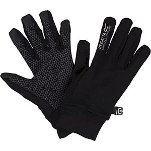 Regatta KIDS GRIPPY GLOVES II-Black-DkGrey-4-6 years Regatta KIDS GRIPPY GLOVES II-Black-DkGrey-4-6 years