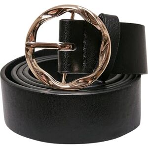 Urban Classics Women's Small Synthetic Leather Ladies Belt, Black, S/M Urban Classics Women's Small Synthetic Leather Ladies Belt, Black, S/M