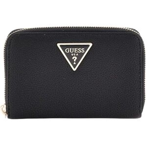 GUESS Women Laurel SLG Medium Zip Around Wallet, Black, One Size GUESS Women Laurel SLG Medium Zip Around Wallet, Black, One Size