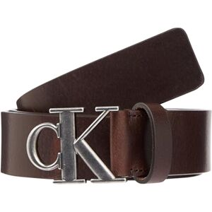 Calvin Klein Jeans Men's Round Mono Plaque Leather Belt, Brown (Bitter Brown), 53,1 inches Calvin Klein Jeans Men's Round Mono Plaque Leather Belt, Brown (Bitter Brown), 53,1 inches