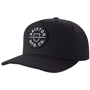 BRIXTON Crest C MP SNBK Cap, Black, O/S BRIXTON Crest C MP SNBK Cap, Black, O/S
