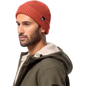Jack Wolfskin Fisherman Beanie Hat, Intense Rust, Standard Size Jack Wolfskin Fisherman Beanie Hat, Intense Rust, Standard Size