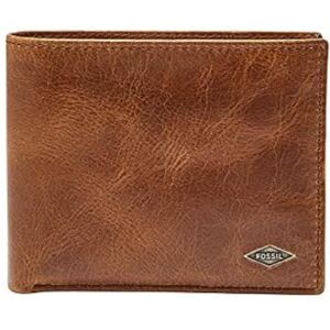 Fossil Men's Bifold Passcase Wallet, Dark Brown, One Size Fossil Men's Bifold Passcase Wallet, Dark Brown, One Size