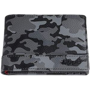 Zippo Purse/Wallet for Women and Men, Leather, Grey Camouflage, with RFID Protection, 2 ID Card Slots, Ideal for Cards and Notes Zippo Purse/Wallet for Women and Men, Leather, Grey Camouflage, with RFID Protection, 2 ID Card Slots, Ideal for Cards and Notes