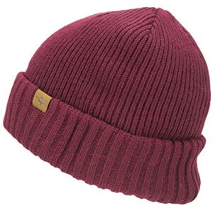SEALSKINZ Bacton Unisex Waterproof Cold Weather Roll Cuff Beanie Hat Everyday Use & Outdoor Activity Three-Layer Insulation Technology Microfleece Lining Red SEALSKINZ Bacton Unisex Waterproof Cold Weather Roll Cuff Beanie Hat Everyday Use & Outdoor Activity Three-Layer Insulation Technology Microfleece Lining Red